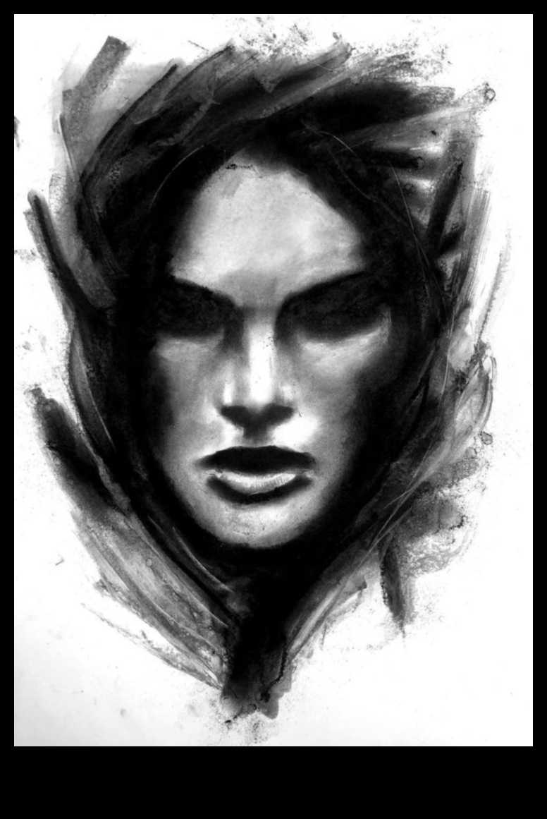 פחם אמנות הציור עם החושך 2 Embracing Darkness: חקר טווח טונאלי בפחם