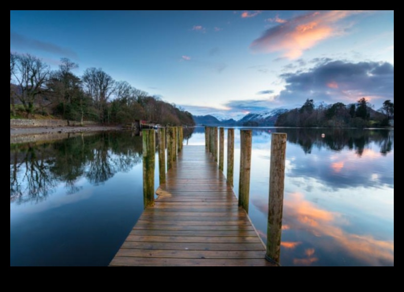 שלווה ליד האגם: חקר נופי אגם שלווים