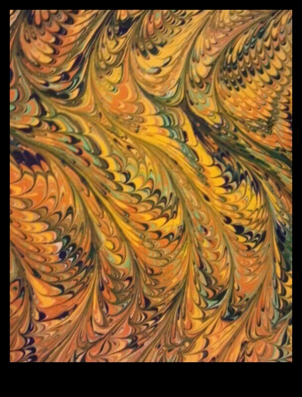 שליטה באמנות השייש הנייר: יצירת דפוסים מהפנטים