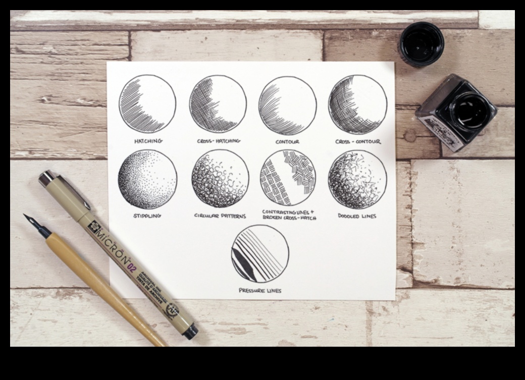 עטי האצה ודיו שילוב יצירתי 3 אמנות הבקיעה: יצירת מרקם ועומק בעט ובדיו