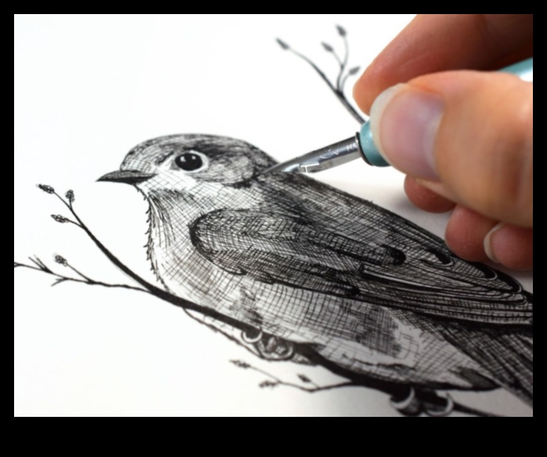 עטי האצה ודיו שילוב יצירתי 2 אמנות הבקיעה: יצירת מרקם ועומק בעט ובדיו