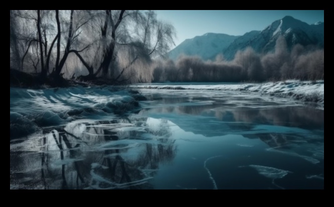 לחש החורף: נופים קסומים מכוסים בשלג