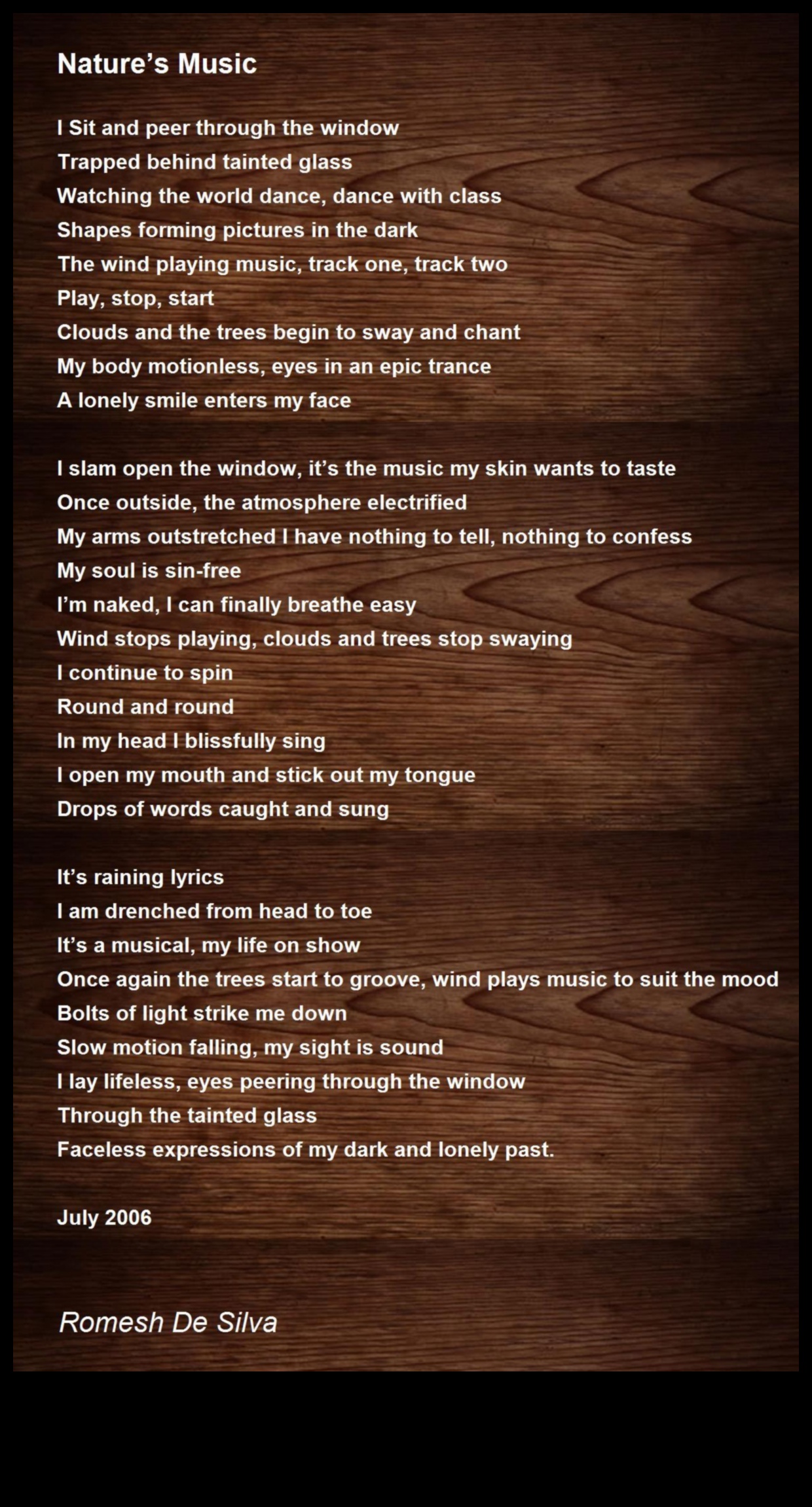 וינייטות פואטיות: היופי של הטבע בשירה נחקר