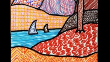 המרקמים של הטבע: סלעים ועלווה באמנות נוף