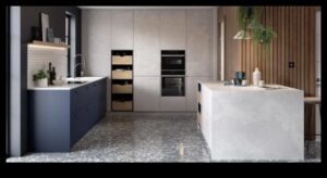 מהן כמה דרכים אופנתיות להשתמש בבטון בעיצוב מטבחים שיק תעשייתי?