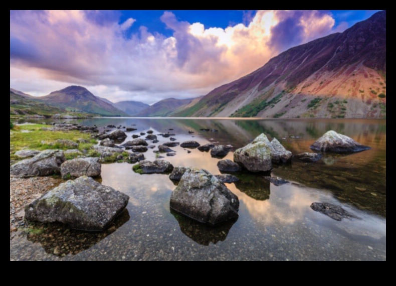 שלווה ליד האגם: חקר נופי אגם שלווים
