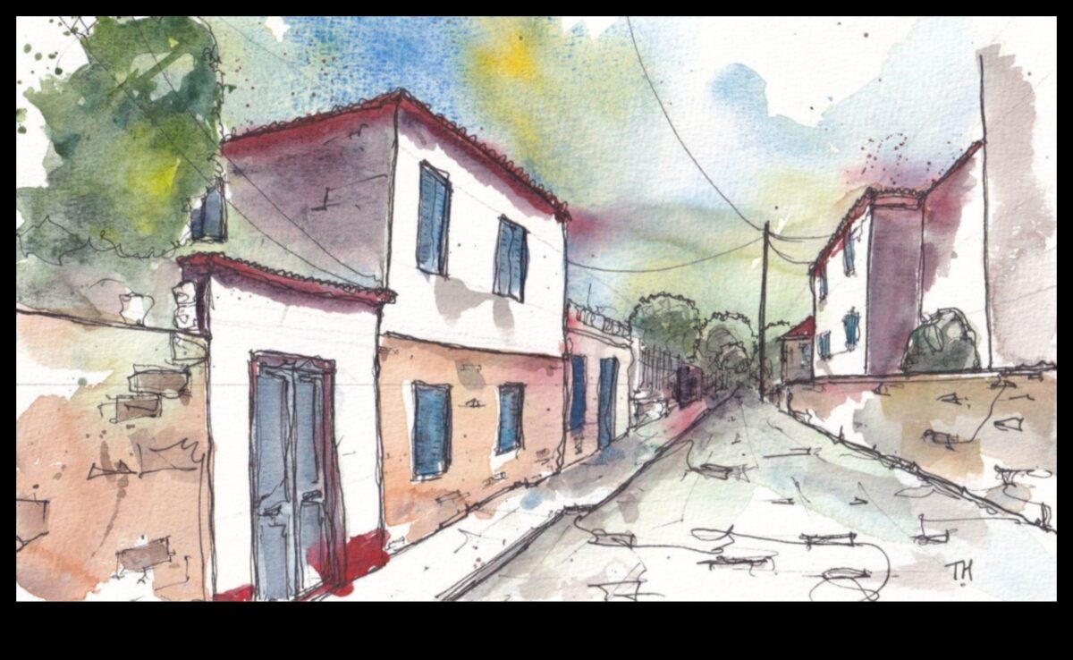 עיפרון וריצוף: לכידת המרקם של רחובות עירוניים