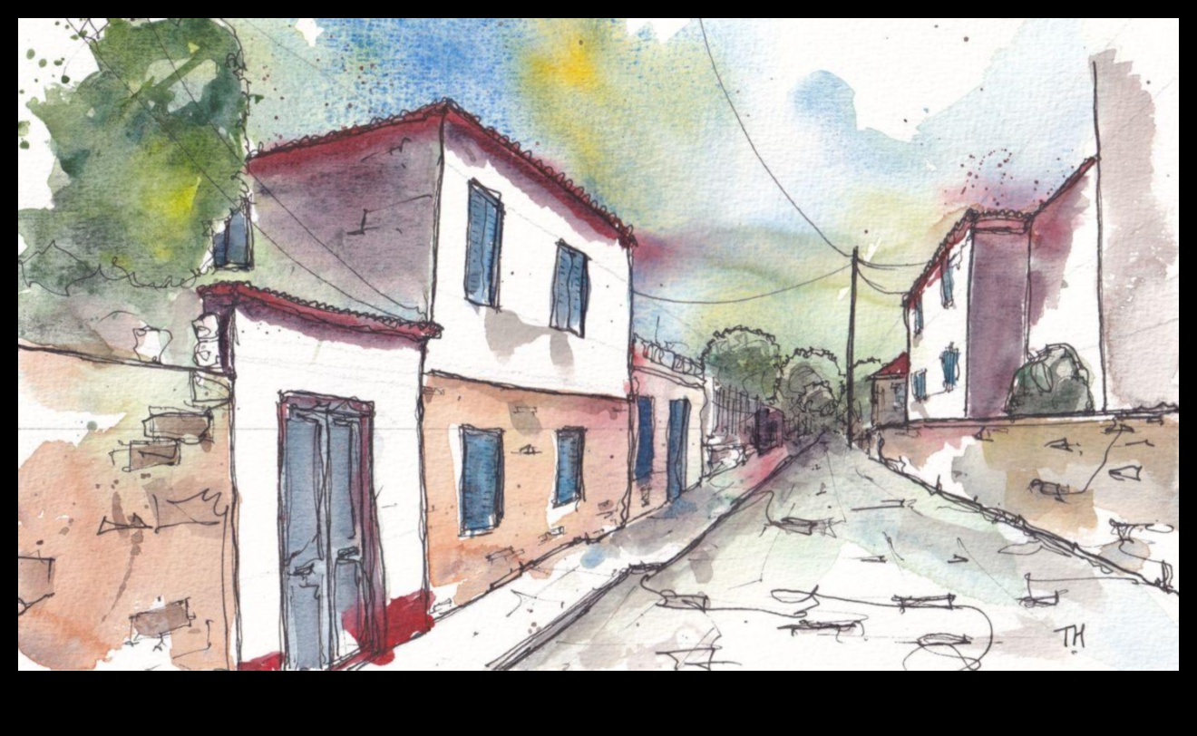 עיפרון וריצוף: לכידת המרקם של רחובות עירוניים